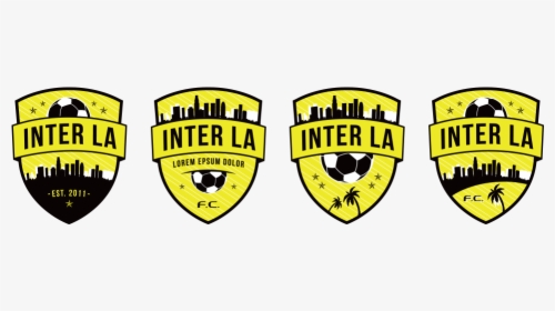 Template Crest Variations For Inter La Soccer - Emblem, HD Png Download, Transparent PNG