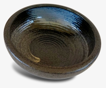 Blue & Orange Brush Stroke Stoneware Serving Bowl - Ceramic, HD Png Download, Transparent PNG