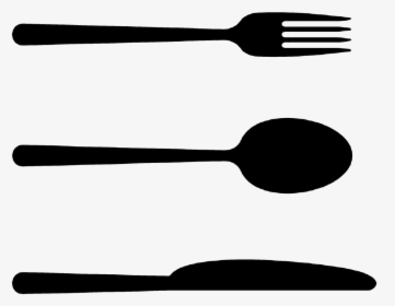 Cubiertos - Black And White Spoon In Png, Transparent Png, Transparent PNG