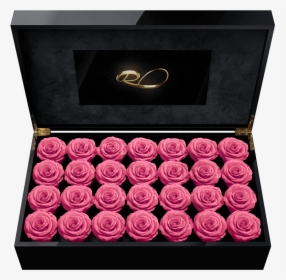 Luxury Lcd Display Flower Box Royal With 28 Preserved - Rose, HD Png Download, Transparent PNG