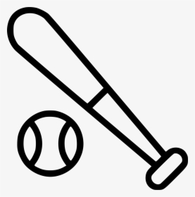 Baseball Bat - Simple Tennis Racket Drawing, HD Png Download, Transparent PNG