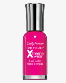 Nail Polish Bottle Png - Sally Hansen Hard As Nails Xtreme Wear Pink Punk, Transparent Png, Transparent PNG