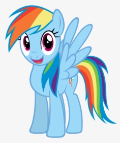 Rainbow Dash Little Pony Characters, HD Png Download, Transparent PNG
