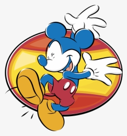 Mickey Mouse Logo Png Transparent - Mickey Mouse Free Vector, Png Download, Transparent PNG