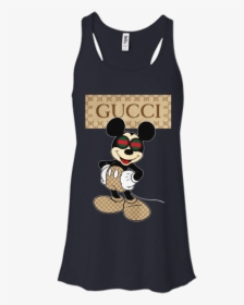 Gucci Mickey Mouse Transparent - Mickey Mouse Gucci Tshirt, HD Png Download, Transparent PNG