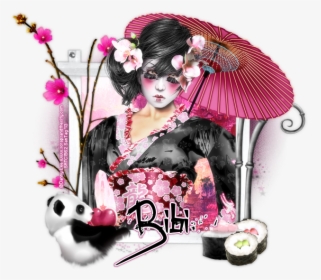 Japanese Geisha Clipart Png, Transparent Png, Transparent PNG