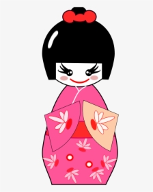 Geisha Clipart - Japanese Clipart Png, Transparent Png, Transparent PNG