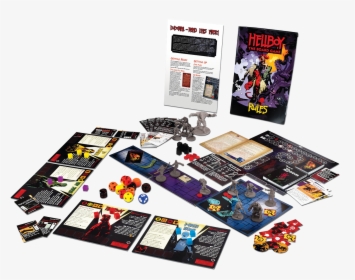Hellboy Board Game Contents, HD Png Download, Transparent PNG