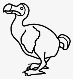 Dodo Clipart Black And White, HD Png Download, Transparent PNG