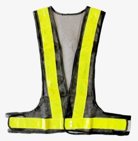Transparent Safety Equipment Clipart - Mesh Reflective Safety Vest, HD Png Download, Transparent PNG