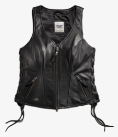 H-d Women S Avenue Leather Vest - Waistcoat, HD Png Download, Transparent PNG