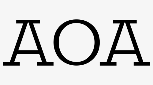 Aoa Logo-black - Circle, HD Png Download, Transparent PNG