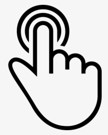 Finger Tap Png - Click Icon .png, Transparent Png, Transparent PNG