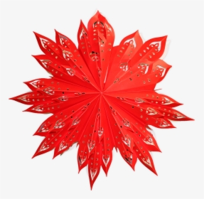 Red Snowflake Png Download - Graphic Design, Transparent Png, Transparent PNG