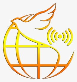 Cross With A Dove And Globe , Png Download - Global Svg, Transparent Png, Transparent PNG