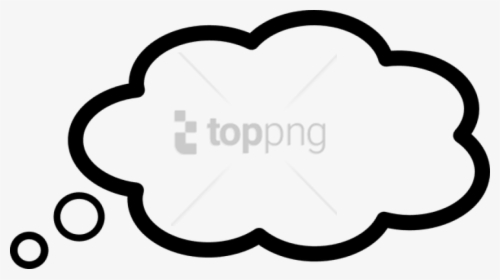Free Png Thinking Cloud Png Png Image With Transparent - Think Clipart, Png Download, Transparent PNG