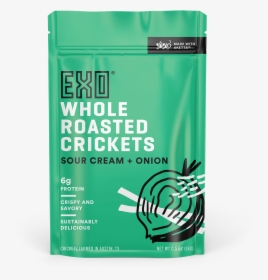 Sour Cream & Onion Roasted Crickets - Exo Whole Roasted Crickets, HD Png Download, Transparent PNG