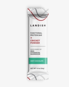 Functional Protein Bar Made With Cricket Powder Mint - Protein Bar, HD Png Download, Transparent PNG