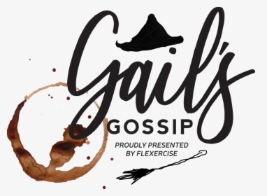 Gails Gossip Signature Final Black - Calligraphy, HD Png Download, Transparent PNG
