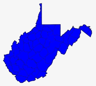 State Of Wv Png - West Virginia Election Map, Transparent Png, Transparent PNG