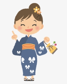 Summer Big Image Png - Japanese Kimono Clipart Png, Transparent Png, Transparent PNG