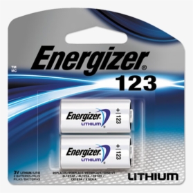 Energizer 123 Lithium Batteries, HD Png Download, Transparent PNG
