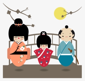Transparent Kimono Png - Niños Japoneses Png, Png Download, Transparent PNG