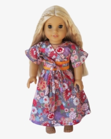 Kimono Dress For 18″ Dolls - Barbie, HD Png Download, Transparent PNG