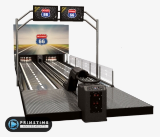 Highway66 Road Theme Bowl - Highway 66 Arcade Bowling, HD Png Download, Transparent PNG