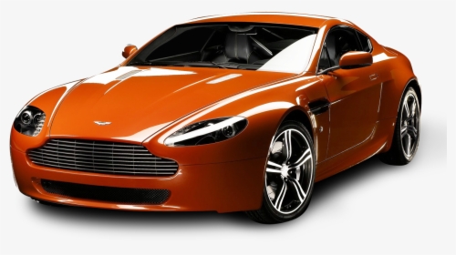Aston Martin V8 Vantage N400 Orange Car Png Image - Aston Martin V8 Vantage, Transparent Png, Transparent PNG