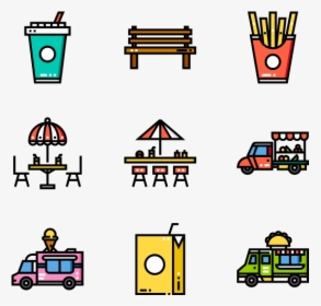 Food Trucks Icon Png, Transparent Png, Transparent PNG