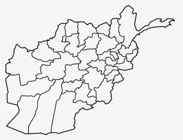 Vector Maps Blank - Afghanistan Map In Pashto, HD Png Download, Transparent PNG