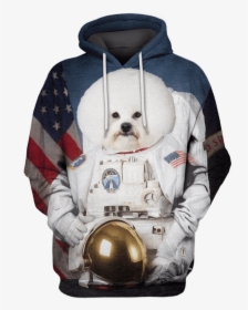Gearhuman 3d White Dog Astronaut Tshirt - Game Of Thrones Pullover, HD Png Download, Transparent PNG