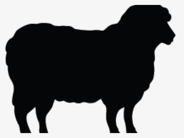 Lamb Clipart Silhouette - Sheep Silhouette, HD Png Download, Transparent PNG