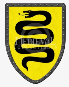 Transparent Snake Icon Png - Medieval Snake Coat Of Arms, Png Download, Transparent PNG