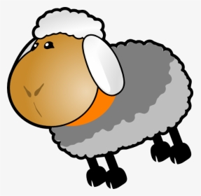Sheep Clipart Colored Sheep - Sheep Clip Art, HD Png Download, Transparent PNG