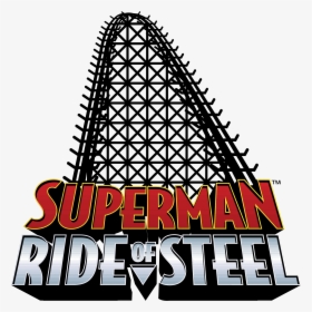 Superman Ride Of Steel Logo Png Transparent - Superman The Ride Logo, Png Download, Transparent PNG