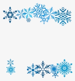 Beautiful Blue Snowflake Png Download - Blue Transparent Background Snowflake, Png Download, Transparent PNG