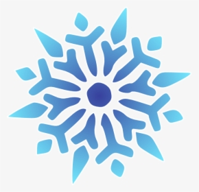 Snowflake Blue Radiant Svg Clip Arts - Transparent Background Snowflake Clipart, HD Png Download, Transparent PNG