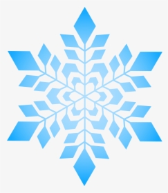 Simple Blue Snowflake Png Download - Transparent Background Snowflake Png, Png Download, Transparent PNG