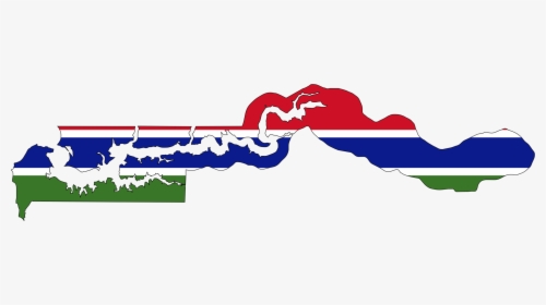 Blue,grass,art - Gambia Map And Flag, HD Png Download, Transparent PNG