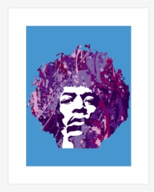Jimi Hendrix Hoodie Graphic Design T Shirt - Jimi Hendrix Stencil, HD Png Download, Transparent PNG