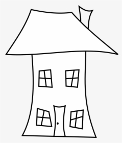 Nose Clipart Line Drawing - House Drawing Clipart, HD Png Download, Transparent PNG