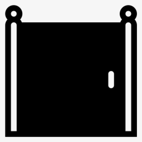 Front Door Filled Icon - Gate Close Icon, HD Png Download, Transparent PNG