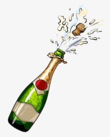 #champagne #pop #party #freetoedit, HD Png Download, Transparent PNG