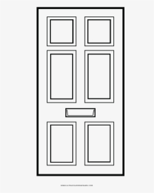 Front Door Coloring Page - Cross, HD Png Download, Transparent PNG