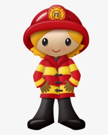 Kaagard Firedup Fireman Girl - Fireman Clipart, HD Png Download, Transparent PNG