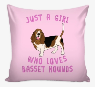 Robustcreative-dog Lover Pillow Cover - Basset Hound, HD Png Download, Transparent PNG