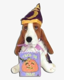 Hushpuppies Halloween Wizard With Trick Or Treat Bag - Basset Hound, HD Png Download, Transparent PNG