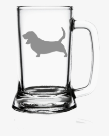Basset Hound Dog 16oz - Happy Birthday Beer Glass, HD Png Download, Transparent PNG